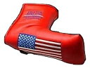 y[zyyΉzXRbeBL 2002 AJ [W tbO wbhJo[ bh SCOTTY CAMERON 2002 AMERICAN LARGE FLAG HEADCOVER RED