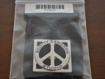 【即納】【あす楽対応】スコッティキャメロン ピースサイン　ボールマーカー SCOTTY CAMERON 2014 PEACE SIGN SQUARE ROUND BALL MARKER 100537