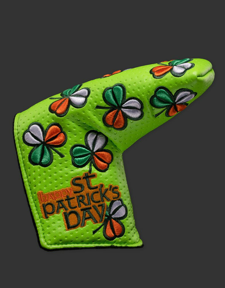 スコッティキャメロン セントパトリクスデイ パトリオットクローバー ヘッドカバー ライムグリーン　SCOTTY CAMERON 2023 ST. PATRICKS DAY TRICOLOUR CLOVER HEADCOVER LIME GREEN 104842