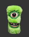 スコッティキャメロン 2023 ハロウィン クラップショット ヘッドカバー ライムグリーン　SCOTTY CAMERON 2023 HALLOWEEN CLOP SHOT HEADCOVER LIME GREEN 105223