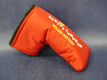 【即納】【あす楽対応】★スコッティーキャメロン　ヘッドカバー　エヌオーエス　SCOTTY CAMERON　MILLED PUTTER NYLON HEADCOVER RED NOS