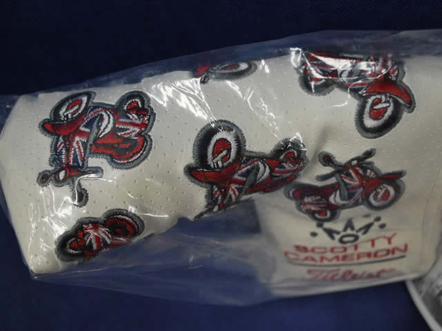 ¨Ǽۡڤбۡåƥ ѥץإåɥС 2009ǯǥ SCOTTY CAMERON2009ǯǥ BRITISH OPEN SCOOTER SCOTTY DOG HEADCOVER WHITE1/100