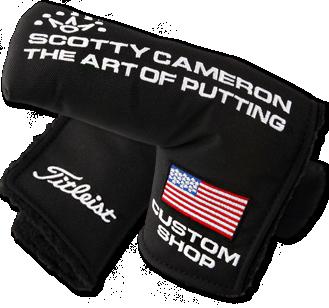 ★スコッティキャメロン カスタムショップUSフラッグナイロン　スタンダード ヘッドカバー SCOTTYS CUSTOM SHOP 2013年モデル US FLAG NYLON HEADCOVER BLACK