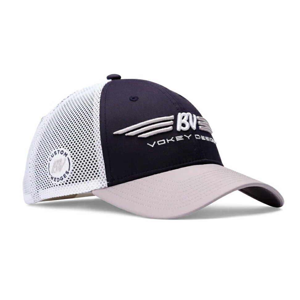 ボーケイ BVウィングス ツアーパフォーマンス メッシュ キャップ ネービー/ホワイト/グレー VOKEY 2022 BV WINGS TOUR PERFORMANCE MSH CAP NAVY/WHITE/GREY 40378