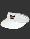 スコッティキャメロン セラーペ スコッティドッグ バイザー ホワイト　SCOTTY CAMERON 2023 SERAPE SCOTTY DOG VISOR WHIE 104933