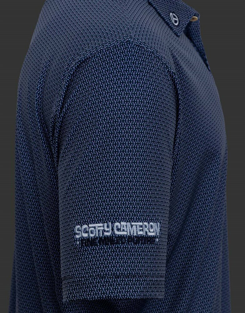 【即納】【あす楽対応】スコッティキャメロン ポロシャツ スコッティブルドッグ ライズ＆グライド パフォーマンス ジャージ ネービー S　SCOTTY CAMERON 2023 POLO SHIRT SCOTTY BULLDOG RISE & GRIDE PERFORMANCE JERSEY NAVY SMALL 104687