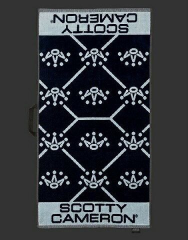 【即納】【あす楽対応】スコッティキャメロン アーガイルクラウン　タオル ネービー SCOTTY CAMERON 2021 URGYLE CROWN TOWEL NAVY 103401 2