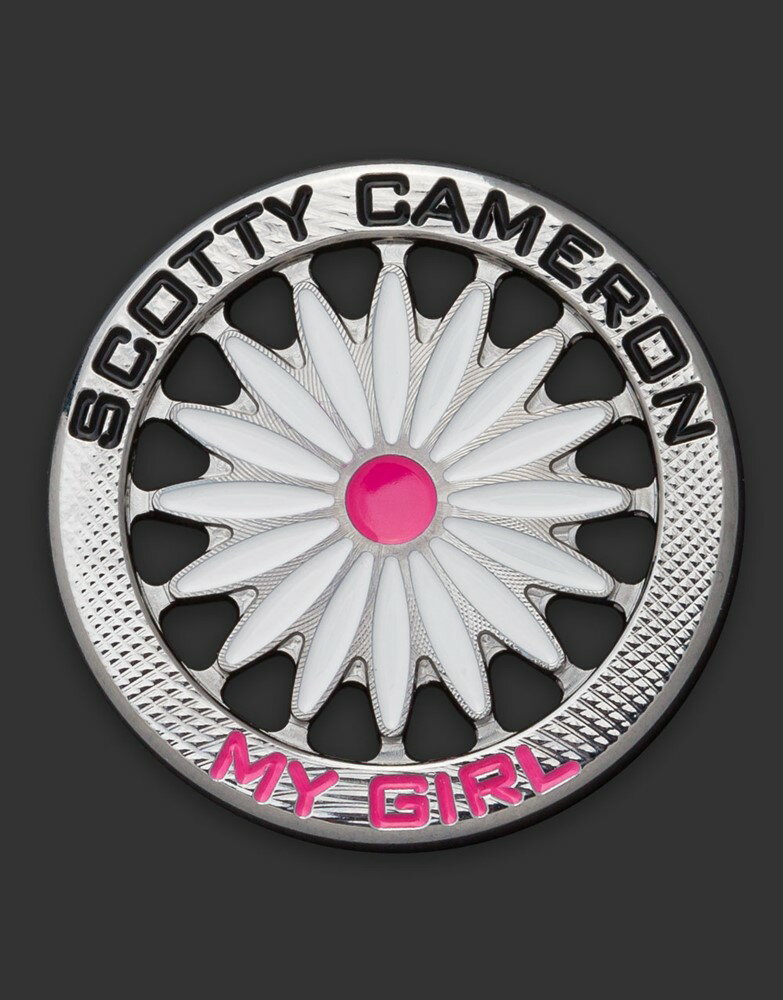 【即納】【あす楽対応】スコッティキャメロン デイジー マイガール コイン　ボールマーカー　ピンク　SCOTTY CAMERON 2021 CAMERON COIN DAISY MY GIRL BALL MARKER PINK 102823