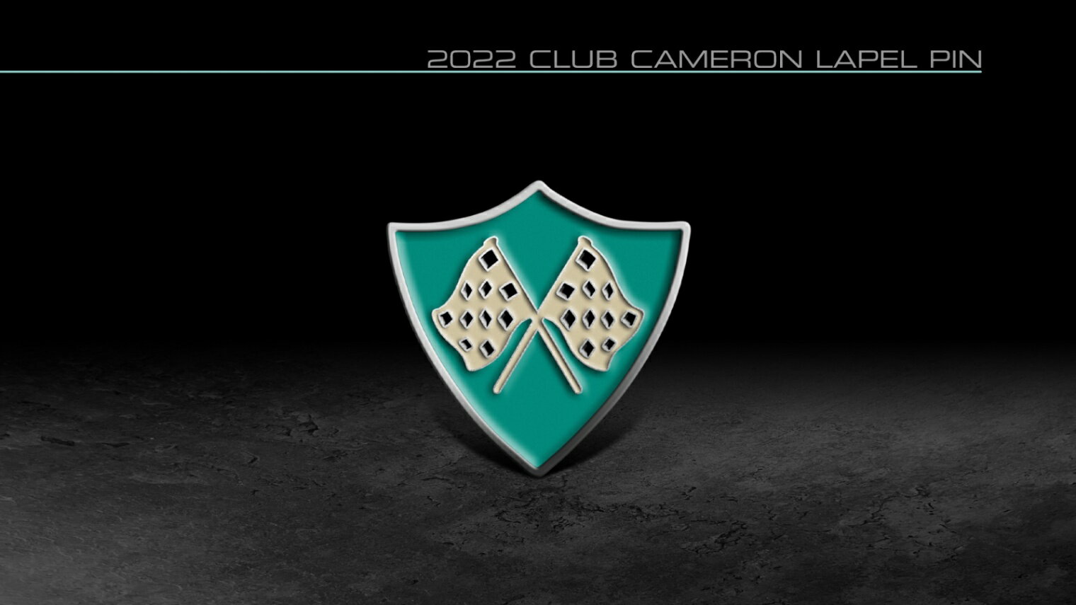 スコッティキャメロン 2022 クラブキャメロン チェッカーフラッグ ピン スコッティブルー　SCOTTY CAMERON 2022 CLUB CAMERON MEMBER CHECKER FLAG PIN CAMERON BLUE CC2022PIN