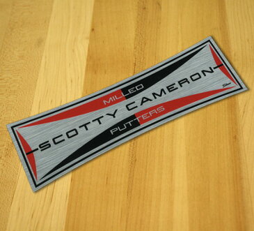 ＜送料無料代引不可メール便＞キャメロン ミルドパターズ ステッカー シルバー SCOTTY CAMERON 2007 MILLED PUTTERS STICKER SILVER 33930