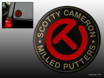 ＜送料無料代引不可メール便＞スコッティキャメロン サークルT ステッカー レッド SCOTTY CAMERON 2011 CIRCLE T STICKER RED 99750