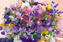 【あす楽】ジグソーパズル 1000ピース 花 フラワー 幸福を守る ラベンダーカラー マイクロピース (26x38cm)(M61-704)…