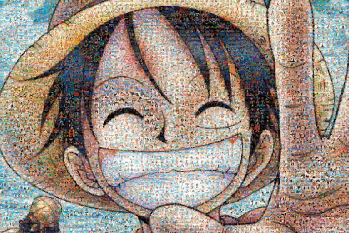 ジグソーパズル 1000ピース ワンピース モザイクアート (50x75cm)(1000-330) エンスカイ 梱80cm t101
