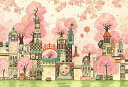 ジグソーパズル 300ピース 西村典子 桜町三十四番街(26x38cm) (26-331) エポック社 梱60cm t101