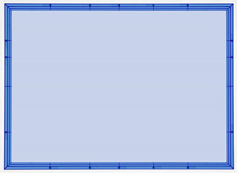 ジグソーパネル専用 パズルフレーム クリスタルパネル ブルー (38x53cm)(30-407) エポック社 梱120cm t102