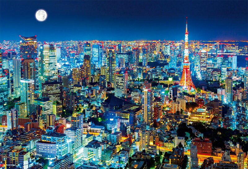 【あす楽】ジグソーパズル 1000ピース東京夜景 マイクロピース 26 38cm M81-607 ビバリー 梱60cm t101