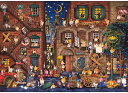 ジグソーパズル 500ピース 芳岡ひでき ダウンタウン キャッツ (38×53cm)(500-301) アップルワン 梱60cm t101