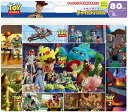 ・【即出荷】 80ピース 子供向けパズル おもちゃのものがたり(トイ・ストーリー) 【チャイルドパズル】(DC-80-163) テンヨー 梱80cm t106