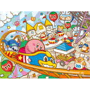 ジグソーパズル 150ピースまめパズルクリア 星のカービィ プププパーク、オープン! 【パネル不要】(MA-C18) エンスカイ 梱60cm t111