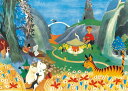 ジグソーパズル 500ピース ムーミン カルーセル パーティー (53×38cm)(05-1095) やのまん 梱60cm t103