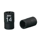 【KTC工具】 3/8 9.5sq ツイストソケット ( ミリ：15mm 16mm 17mm） / B3TW-15 / B3TW-16 / B3TW-17