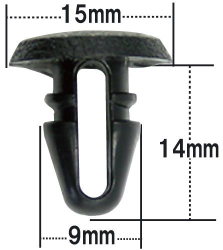 Rakuten - ランクトリム 内張クリップ トヨタ コロナ 100個入 純正番号 90467-09084 , 90467-07158 NT-202