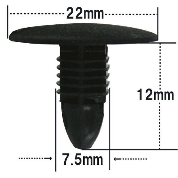プッシュリベット・内張りクリップ （トヨタ用） 30個入 純正番号 （01553-03981,71897-676B0,73992-P7..