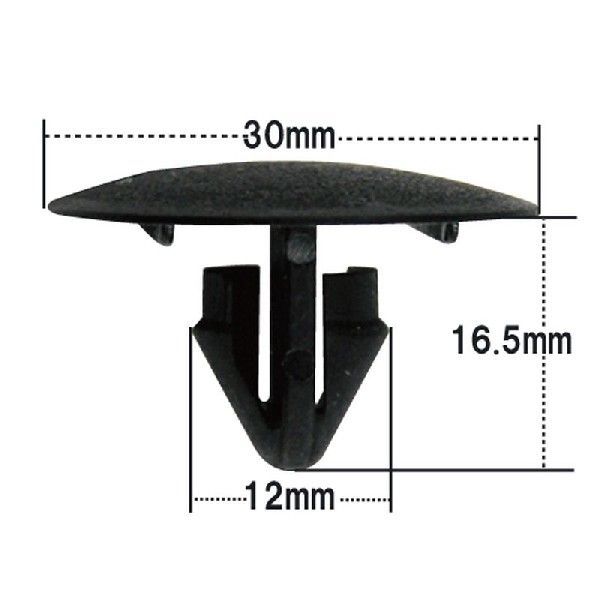 Rakuten - プッシュリベット・内張りクリップ （トヨタ用） 30個入 純正番号 （90467-12063）/ NT-363