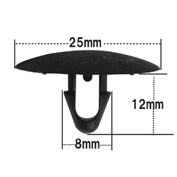 樂天商城 - プッシュリベット・内張りクリップ （トヨタ用） 30個入 純正番号 （90467-08124）/ NT-364