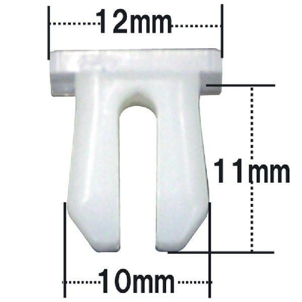プッシュリベット・内張りクリップ （トヨタ用） 100個入 純正番号 （90189-04055）/ NT-434