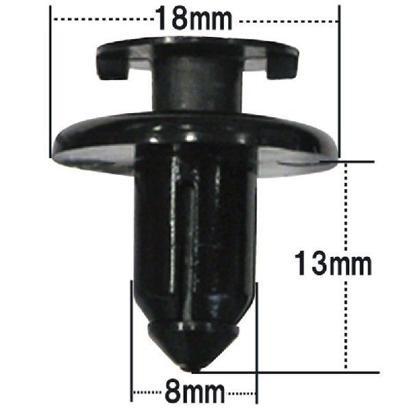 プッシュリベット・内張りクリップ （トヨタ用） 100個入 純正番号 （90467-08150）/ NT-450