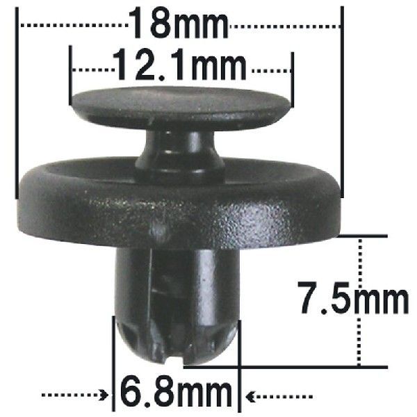 Rakuten - プッシュリベット・内張りクリップ （トヨタ用） 30個入 純正番号 （90467-10183）/ NT-466