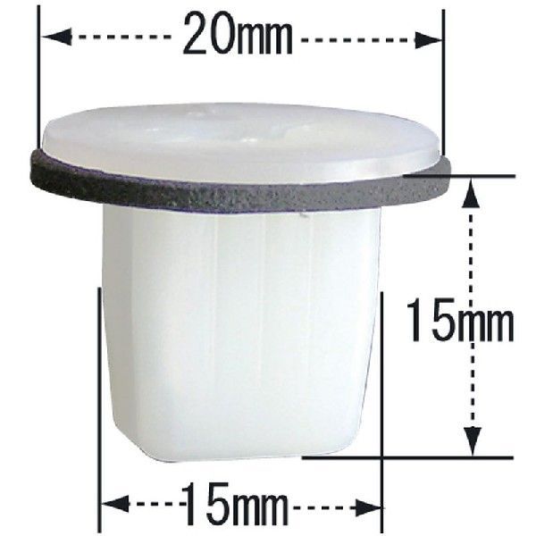 Rakuten - プッシュリベット・内張りクリップ （トヨタ用） 30個入 純正番号 （90189-06148）/ NT-482