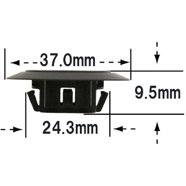 乐天商城 - プッシュリベット・内張りクリップ （トヨタ用） 10個入 純正番号 （76924-12030）/ NT-535