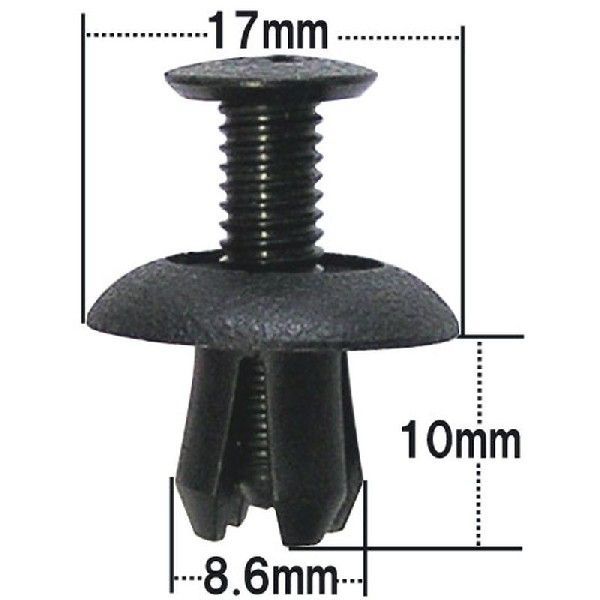プッシュリベット・内張クリップ （ミツビシ用） 50個入 純正番号 （MB887567） NMB-508