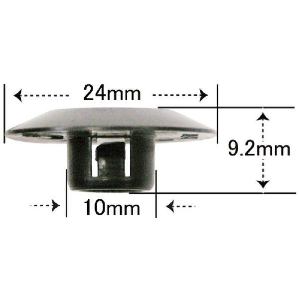 プッシュリベット・内張クリップ （スズキ用） 10個入 純正番号 （09148-05037） NSW-022