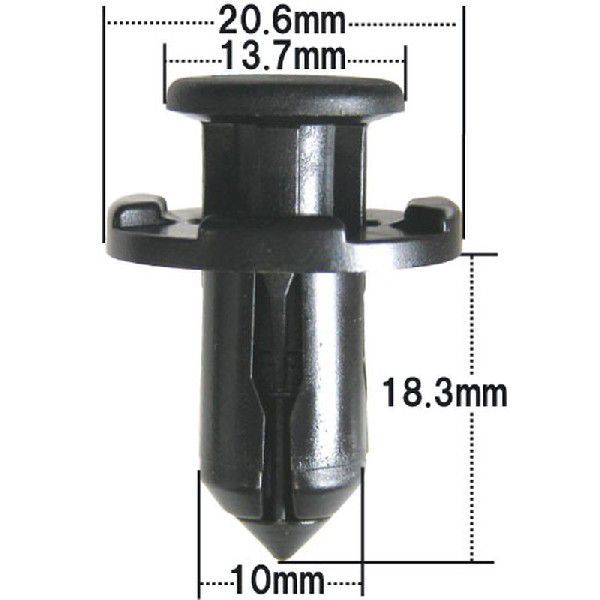 インナートリム,タイヤハウスクリップ スバル用(レガシー インプレッサ) 10個入 純正番号 （90914-0007） NSB-001-10