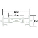 サイドガーニッシュ・内張クリップ (ミツビシ用) 10個入 ('00〜ランサーセディア、'03〜ランサーエボ8) NMB-554(3)