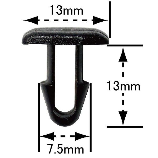 プッシュリベット カウルトップ用クリップ トヨタ フィールダー ランクス アレックスなど 20個入 NT-616-20