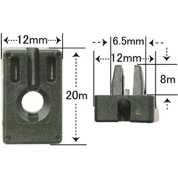 タイヤハウス クリップ マツダ アクセラセダン ハッチバック ベリーサ アテンザ デミオ 10個入 純正番..