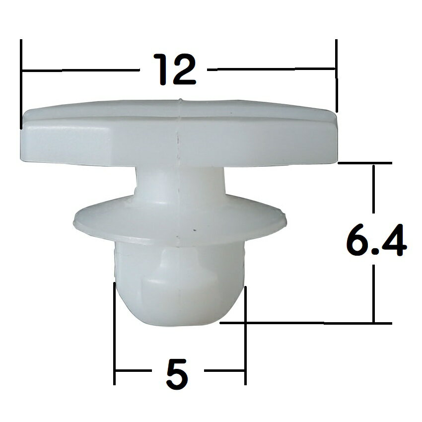 ルーフサイドレールウェザーストリップ 内張クリップ ダイハツ タント 20個入 NDH-047-20