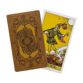 【送料無料】タロットカード ライダー ウェイト版 Tarot Deck (スタンダードサイズ 12cm * 7cm, 78枚フルセット) 美しいオリジナル背表紙デザイン