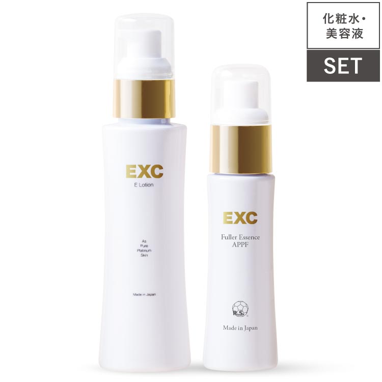 【セット割引 5％OFF】 APPSプラスEローション 高配合 EXC Eローション＆フラーエッセンスAPPF セット フラーレン ビタミンC誘導体 ビタミンE誘導体 APPS TPNa アプレシエ 化粧水 美容液 apps＋e ナールスゲン 1