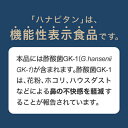 ホコリ ハウスダスト 花粉などによる 鼻の不快感を軽減 花粉対策 サプリ酢酸菌 サプリ GK-1 400億 酢 菌活 機能性表示食品 サプリメント医師監修 国産 春花粉 秋花粉 スギ花粉 鼻グズ ハナピタン 30粒 2袋セット 約2ヶ月分【メール便】 3