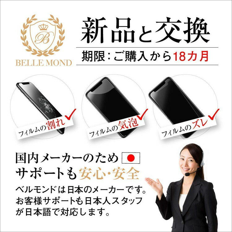 ブルーライトカットフィルムパソコン24インチ53.2x29.7cm(16:9)液晶保護フィルムアンチグレア反射防止指紋防止気泡防止サイズ調整カット可能タッチパネル対応日本製フィルム【BELLEMOND】PC24WBL713