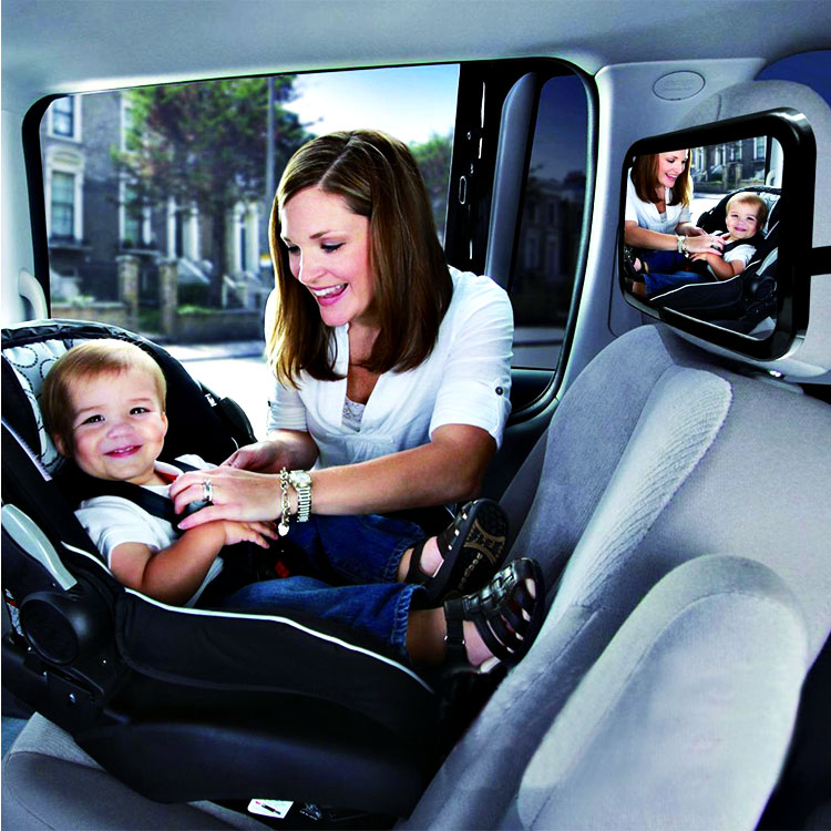 【15%オフクーポン配布中】ベビーミラー 車 インサイトミラー アクリル鏡面 広くてクリアな視界 360度角度調整可能 子供の安全を常に見守る 車内ミラー 子供 カー用品 補助ミラー 赤ちゃんミラー 楽天ロジ