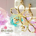 花 花モチーフ ピアス 樹脂ピアス 金属アレルギー イヤリング ハンドメイド シンプル かわいい ゴールド アクセサリー レディース 女性 ギフト プレゼント ...