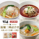 ぴょんぴょん舎 公式 温麺三種詰合せ 6食入 三大温麺 3種各2食入 ギフト 盛岡温麺 ユッケジャン辛温麺 雪濃温麺 お買い得 詰め合わせ 麺 スープ キムチ 酢 贈り物 ご当地グルメ ご自宅用 ソルロンタン ユッケ