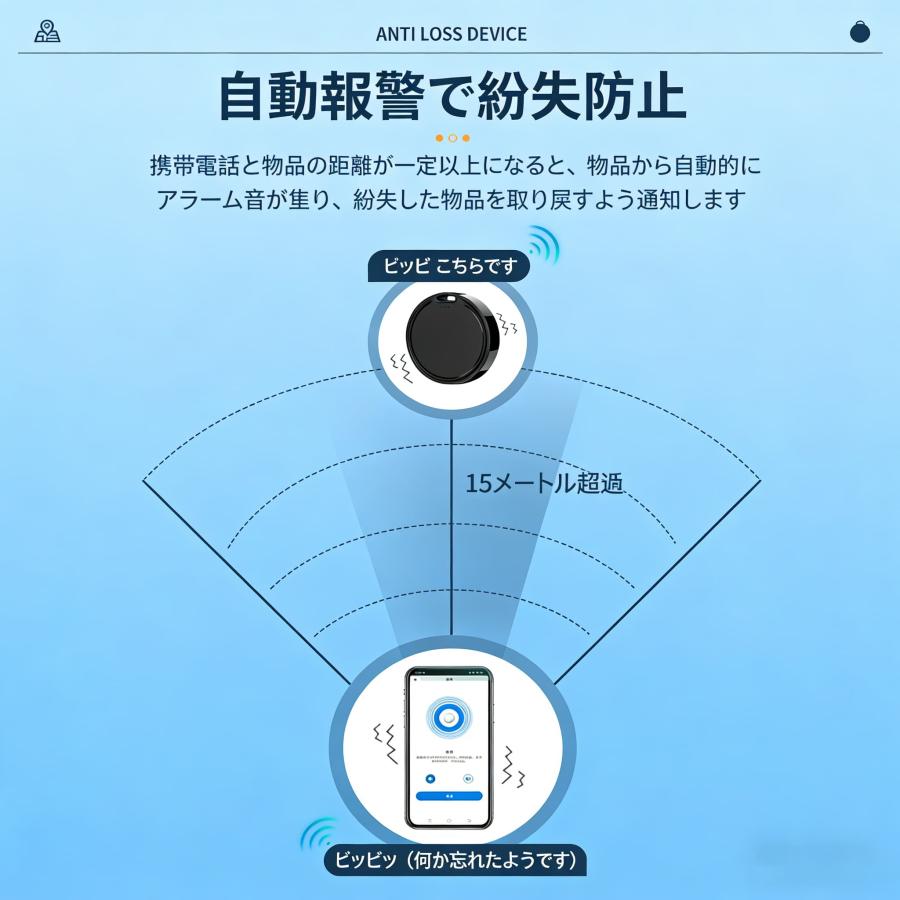 ぴょんぴょんショップのGPS発信機 月額不要 GPS追跡 浮気調査 小型 トラッカー ハンディGPS 車追跡 磁気 老人 gps 子供 gps 紛失防止タグ 車 迷子防止 ペット探し iOS&Android 防犯対策 位置確認 初心者 ブラック ホワイト プレゼント ギフト 贈り物 送料無料｜アングル3