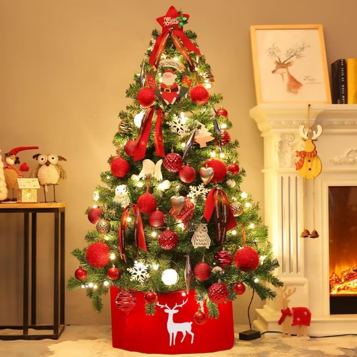 クリスマスツリー 150cm-180cm-210cm クリスマスツリーセット Christmas tree クリスマス 飾り 豪華 オーナメント付き LEDライト付き スカート付き インテリア 商店